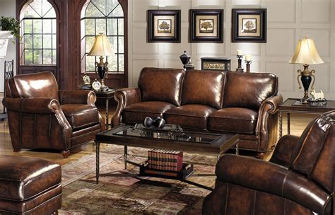 Buy Leather Living Room Furniture